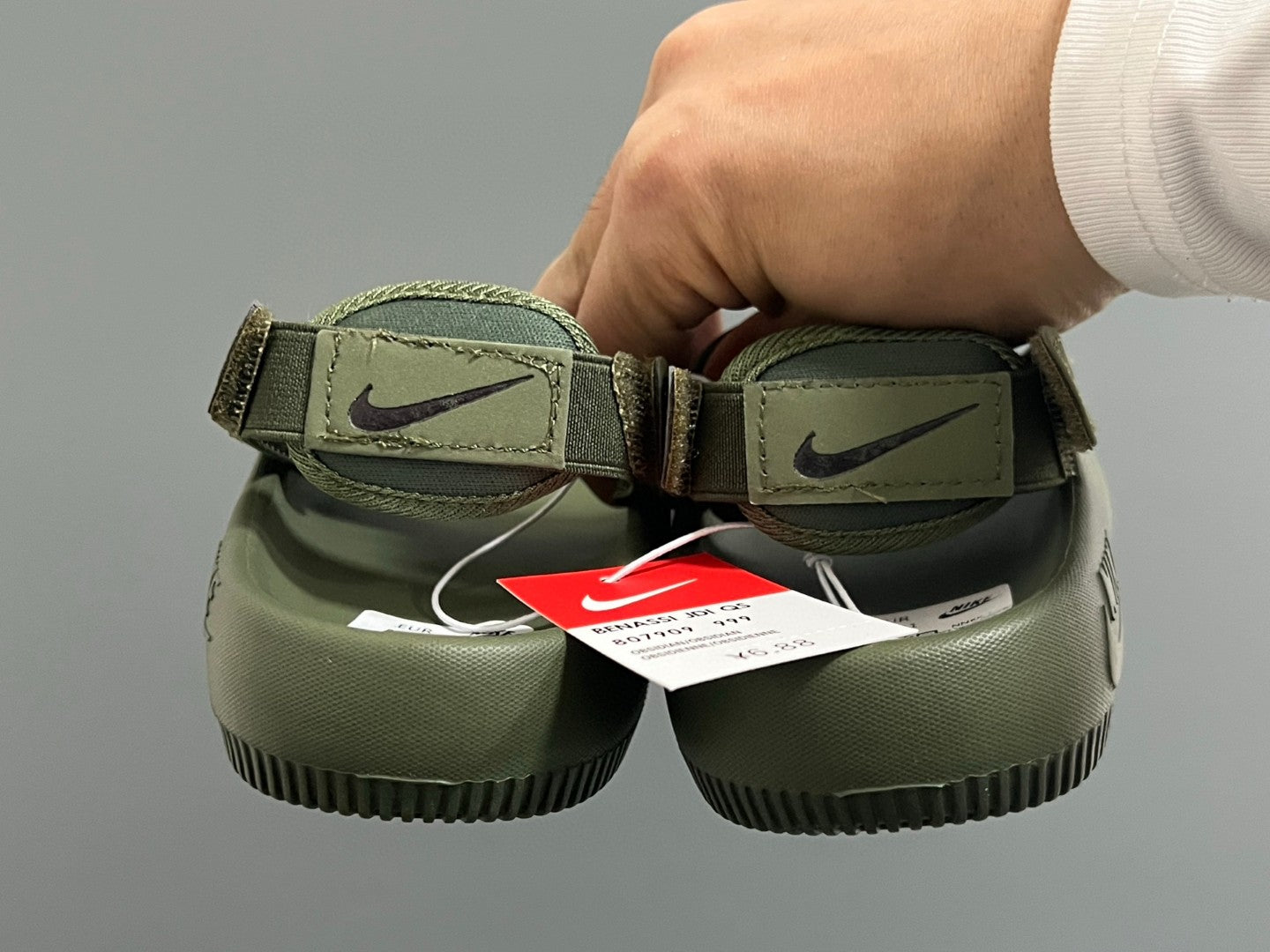NK new two-way children's sandals" Olive"