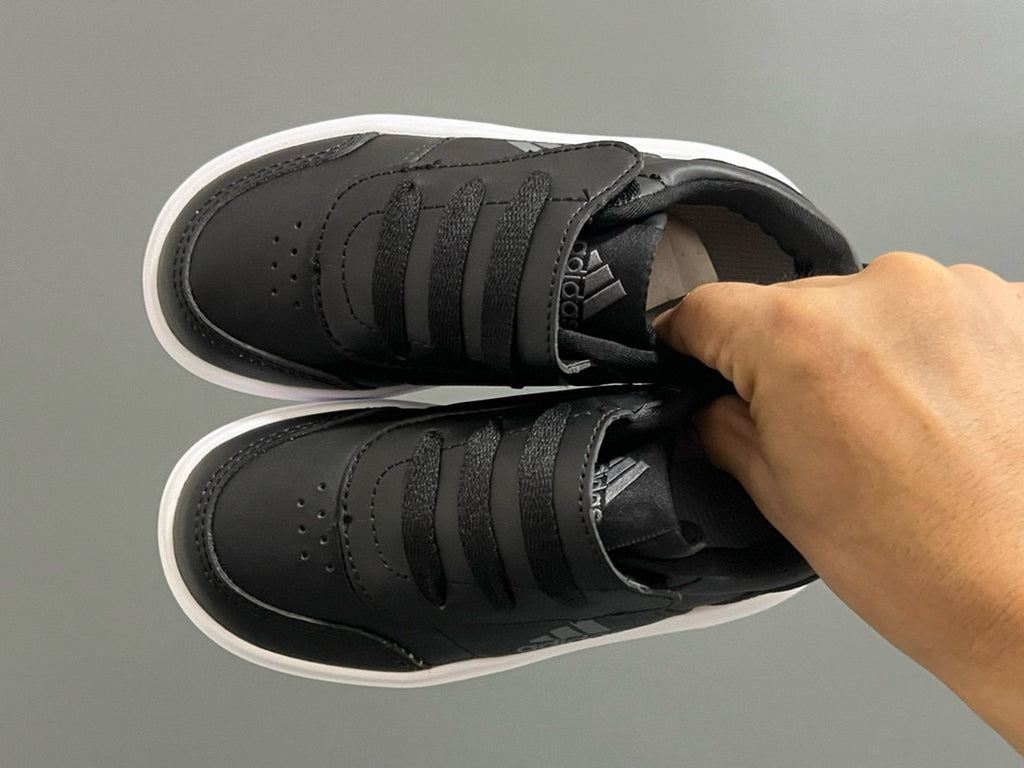 Adidas Little Dragon joint Velcro children's shoes" black"