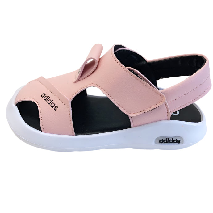 Adidas full leather bread head sandals" pink"