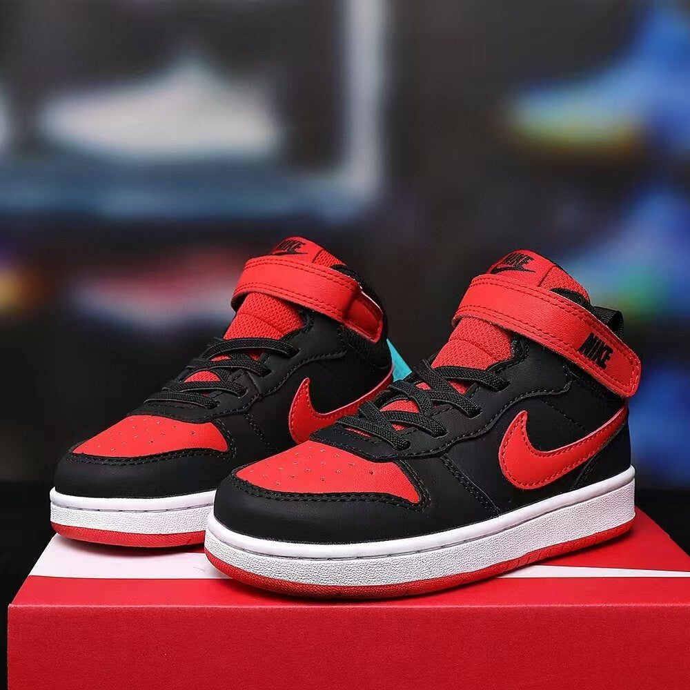 Air Force workwear mid-cut Velcro" black, red"