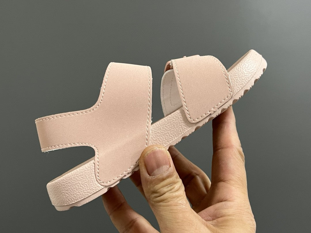 G version of Birkenstock Velcro sandals for children" light pink"