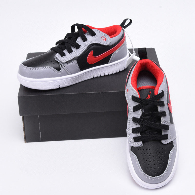 Joe 1 magic buckle children's shoes" gray, black, red"