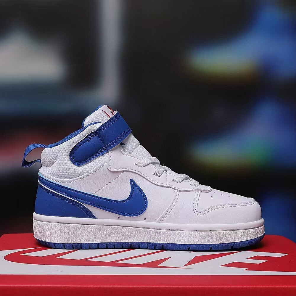Air Force workwear mid-cut Velcro" white, blue"