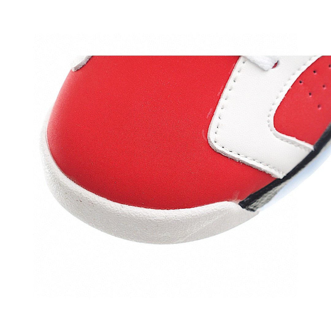 Joe 6 Air Cushion Basketball Shoes for Kids" white, red"