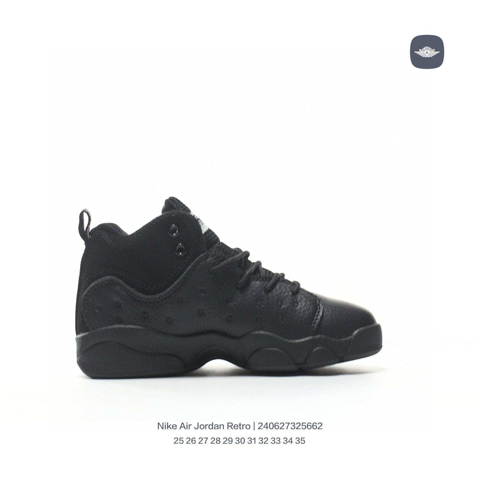AJ13-1/split leather'  black"