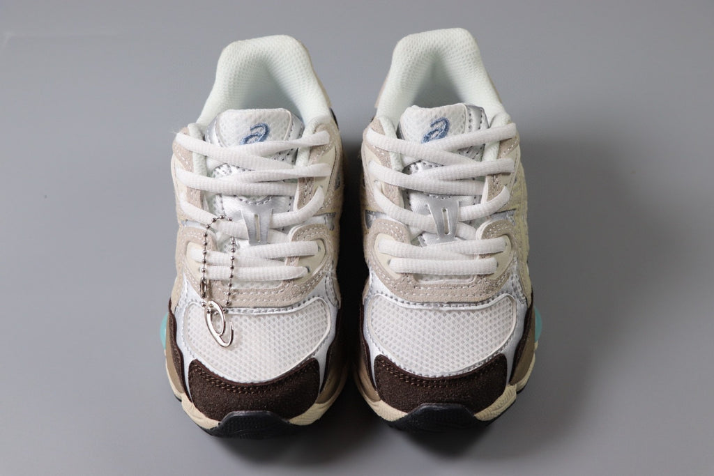 Asics Gel-NYC Professional"  beige, brown, and white"