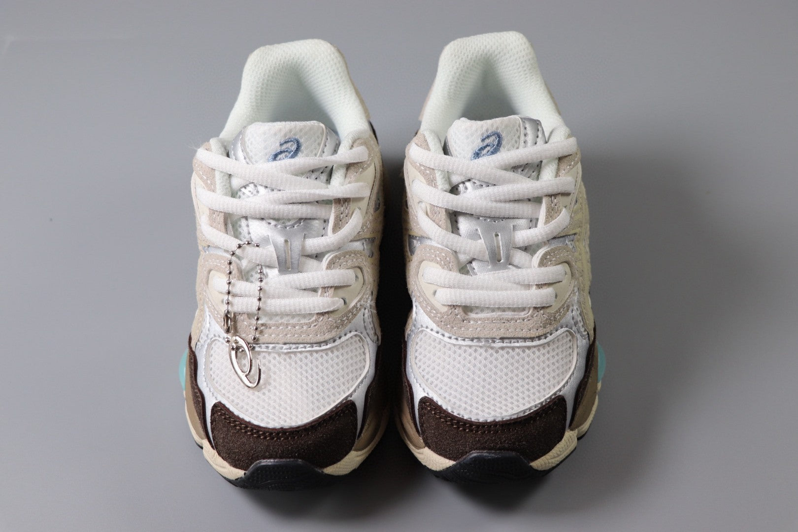 Asics Gel-NYC Professional"  beige, brown, and white"