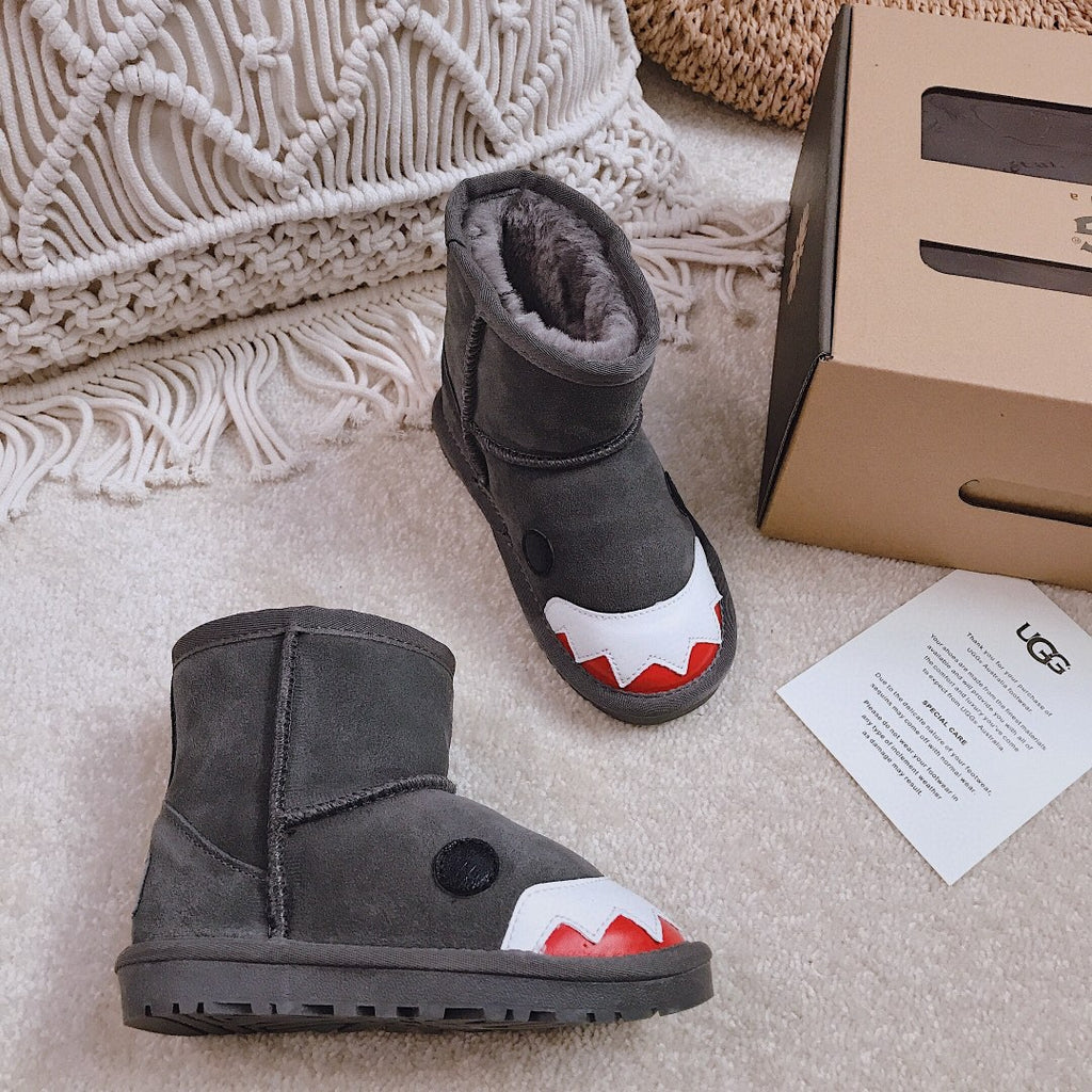 UGG children's shoes cartoon series" gray"