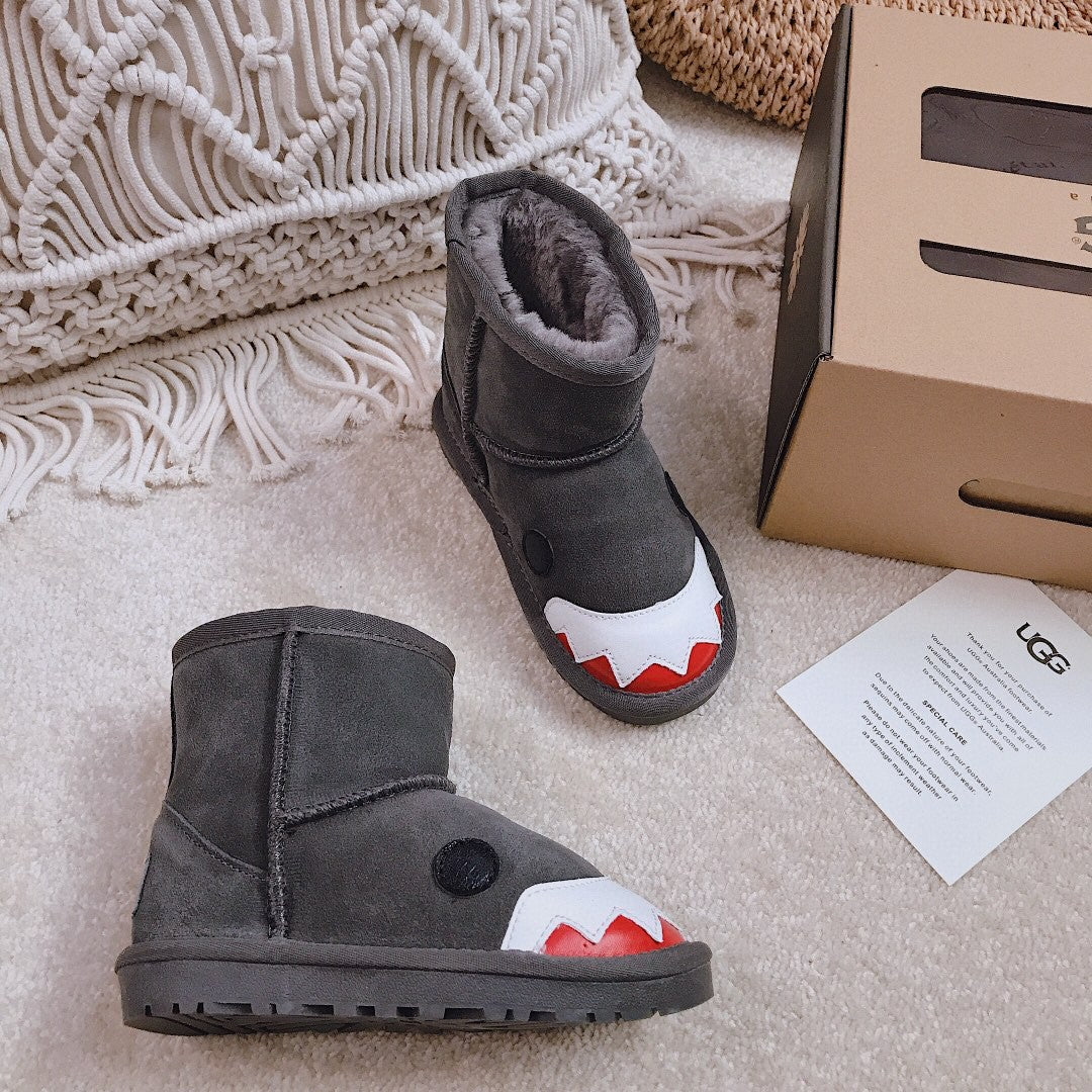 UGG children's shoes cartoon series" gray"