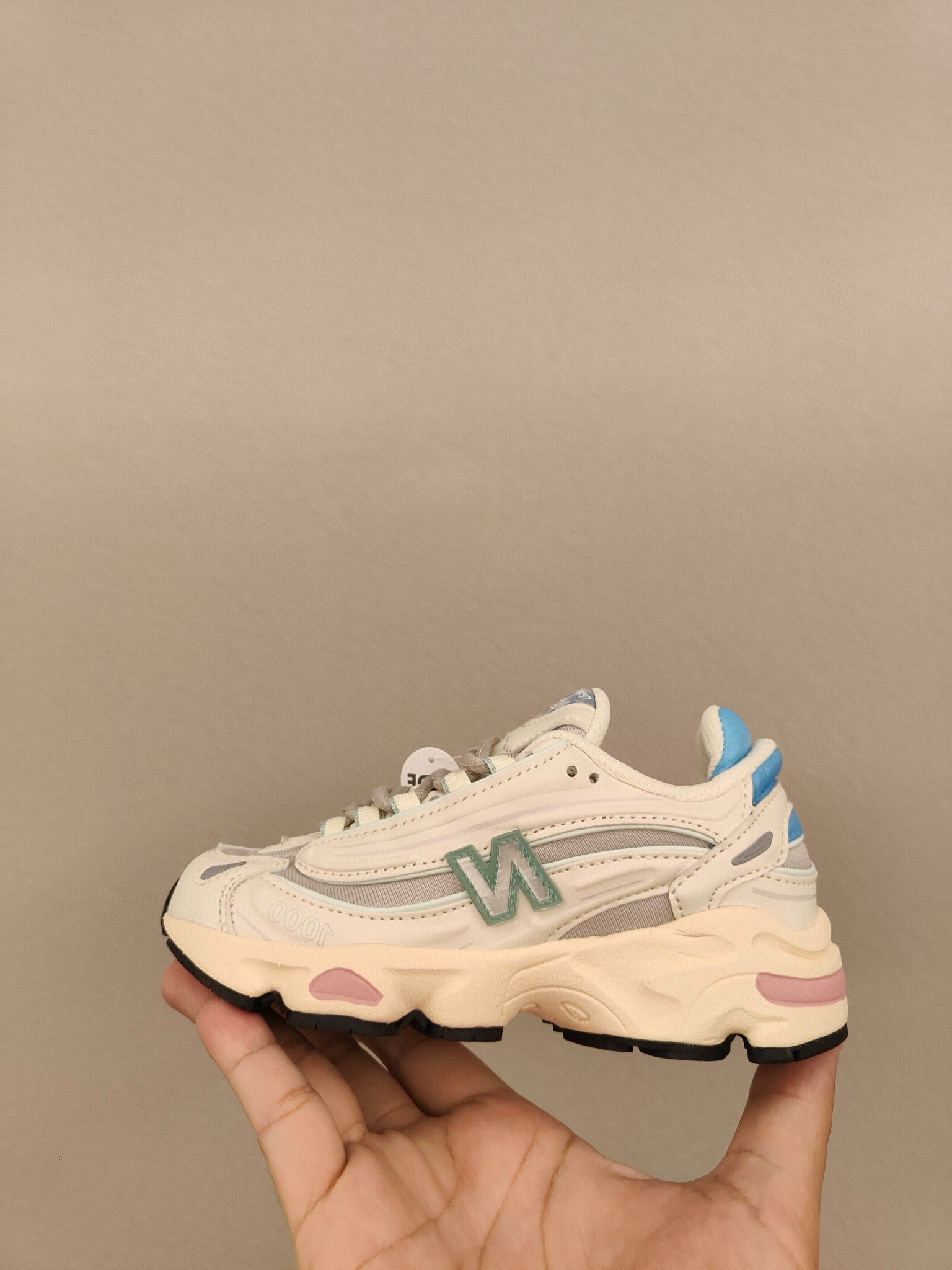 NB1000 lace-up children's shoes" white"