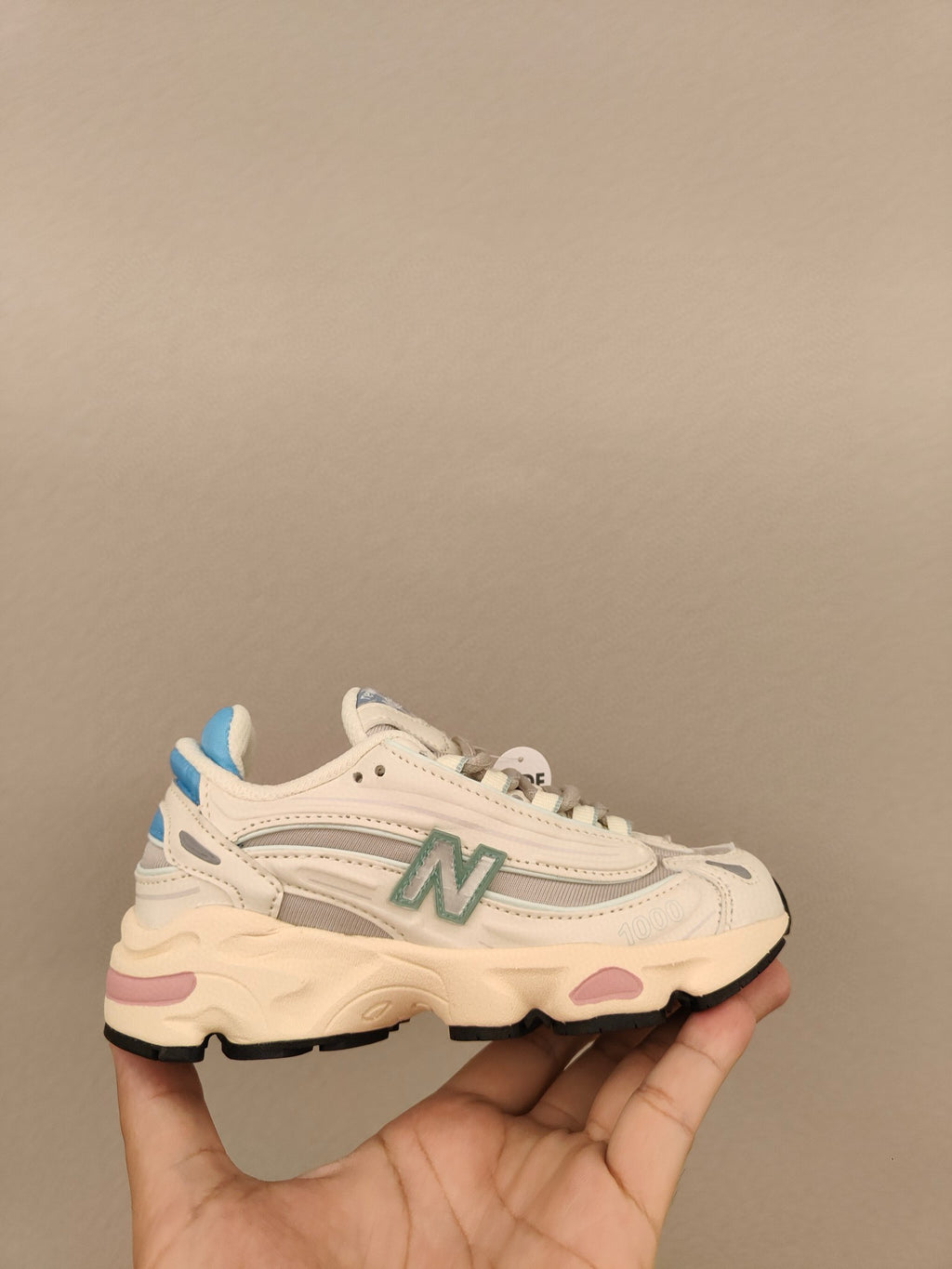 NB1000 lace-up children's shoes" white"