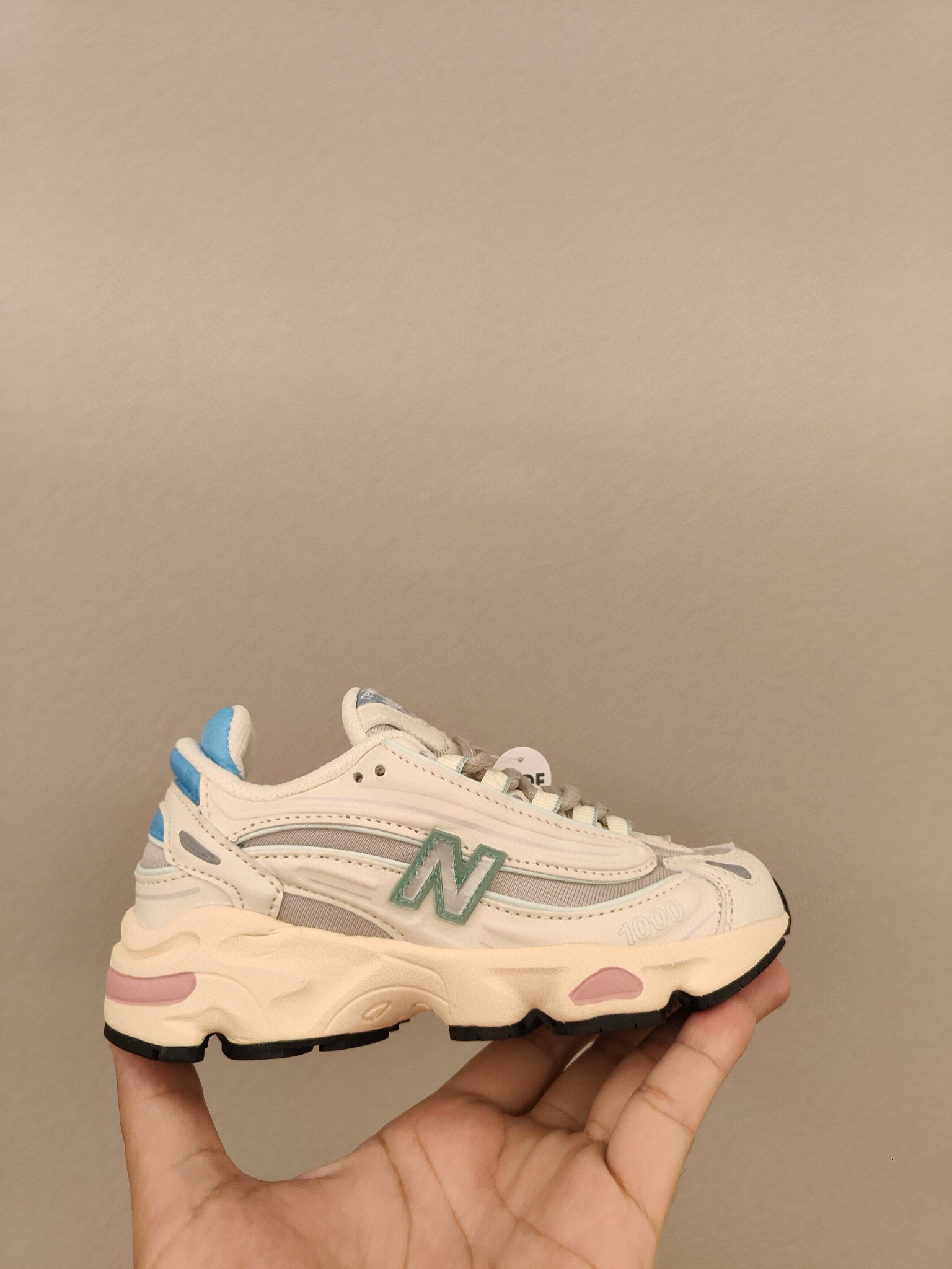 NB1000 lace-up children's shoes" white"
