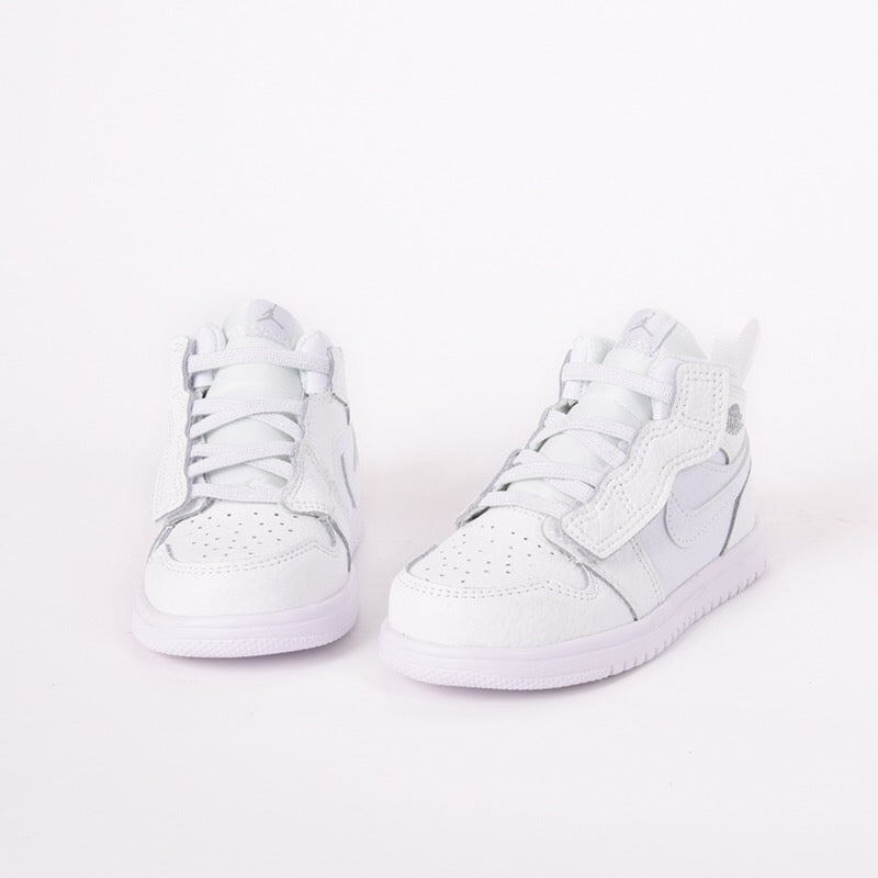 Jordan high top elastic band"  white"