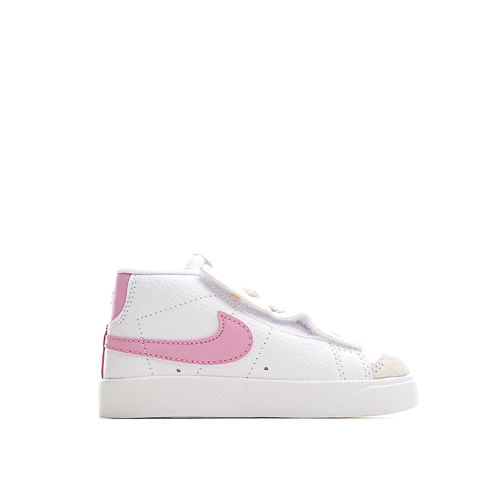 Trail Blazers high-top single dunk" white, pink"
