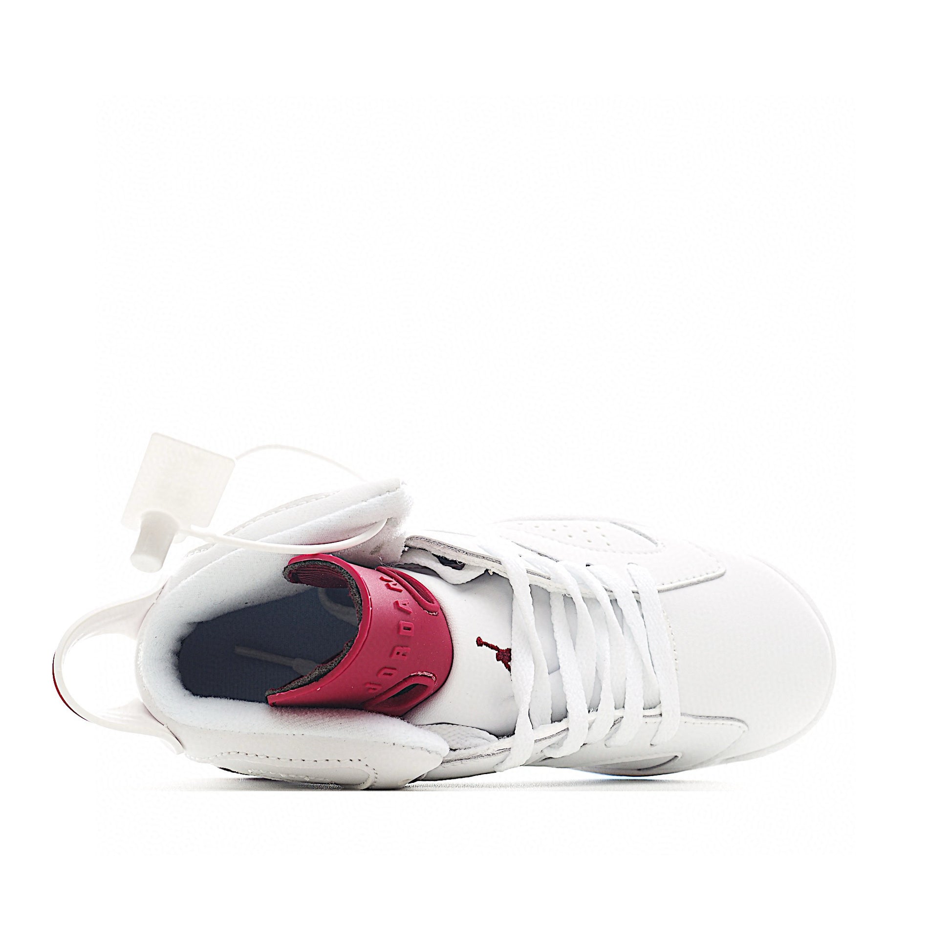 Joe 6 Air Cushion Basketball Shoes for Kids" white, burgundy"