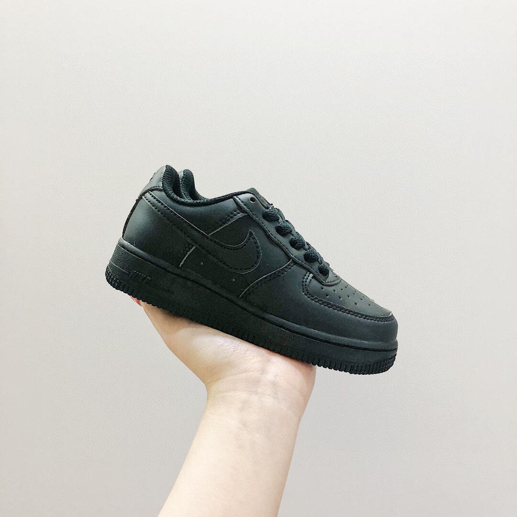 Air Force low-top lace-up sneakers" black"