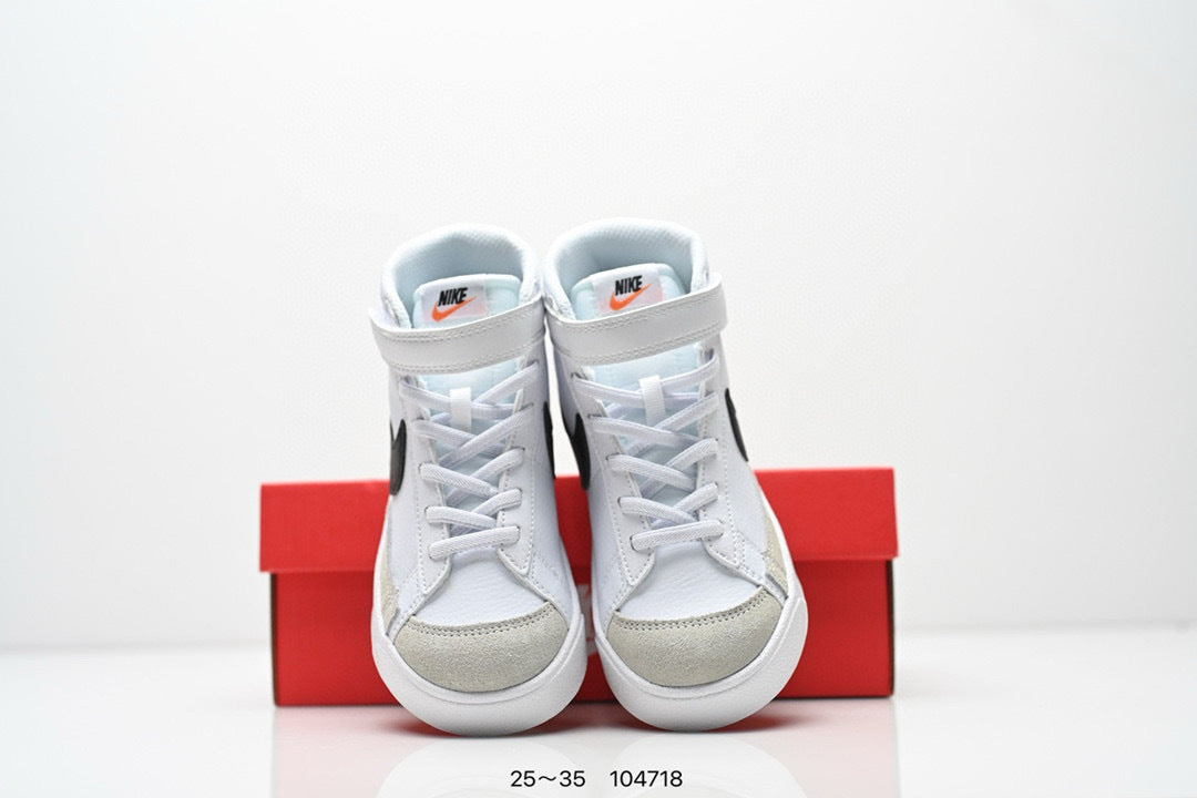 Nike Trail Blazers High-Top Velcro Kids Shoes