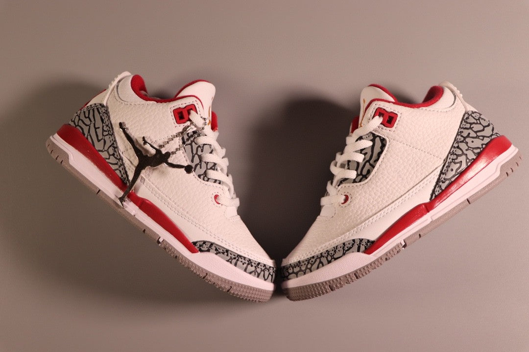 Jordan AJ3 children's shoes" white, red"