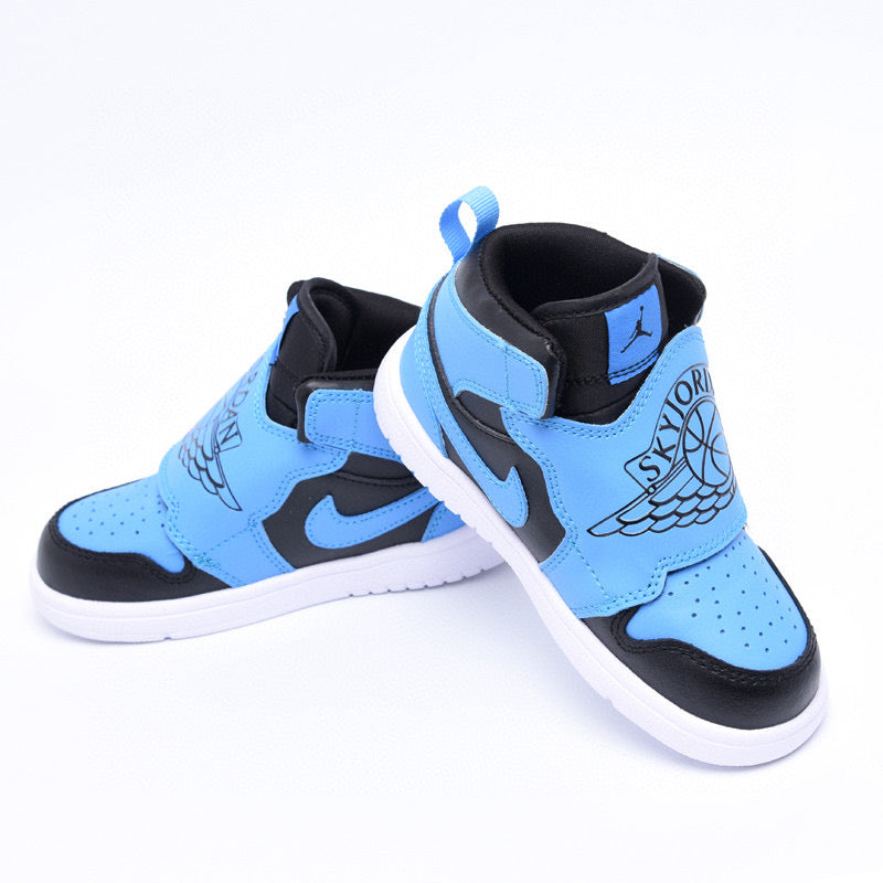 Jordan Wings Kids Shoes" black, blue"