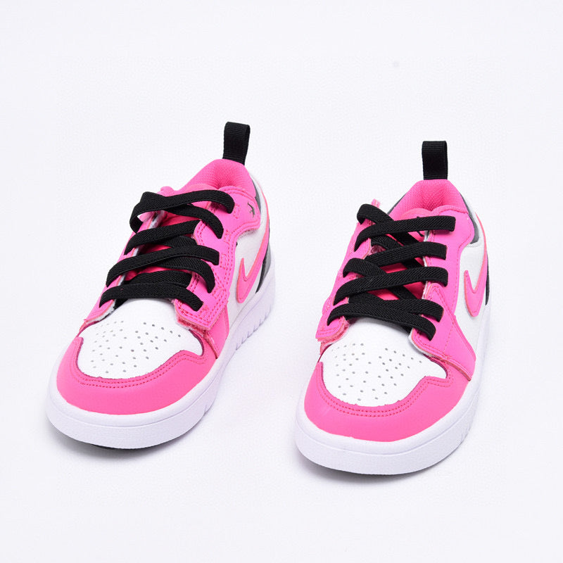 Joe 1 magic buckle children's shoes" white, pink"