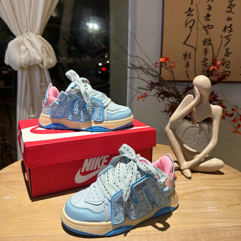 Nike overseas limited edition joint Velcro " sky blue"