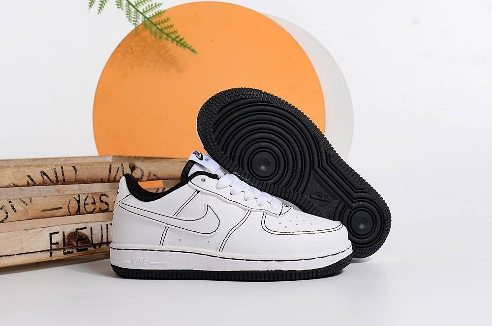 Air Force low-top lace-up sneakers" white"