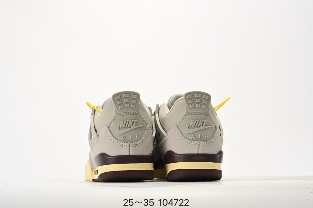 Joe 4 air cushion high quality children's shoes " light grey, dark brwon"