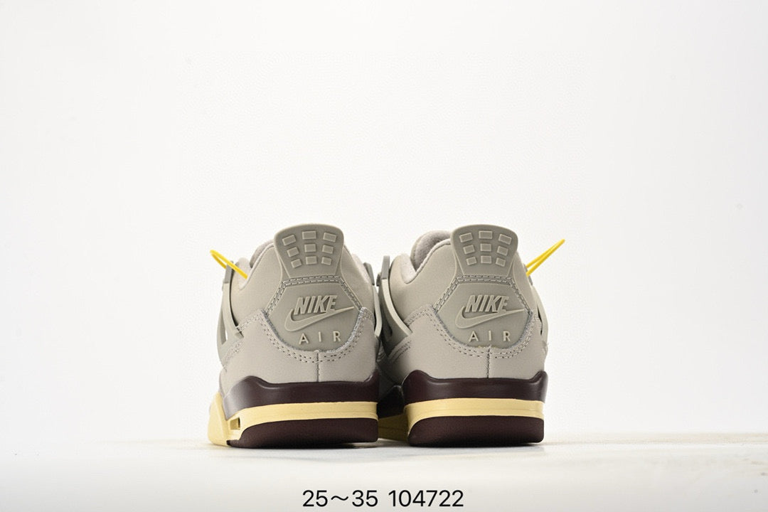 Joe 4 air cushion high quality children's shoes " light grey, dark brwon"