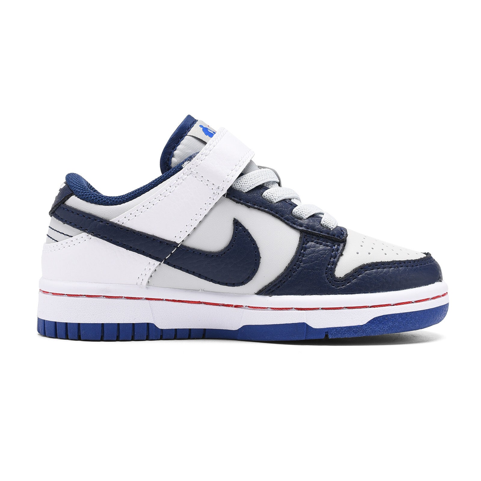 SB Velcro children's shoes" white, Navy"
