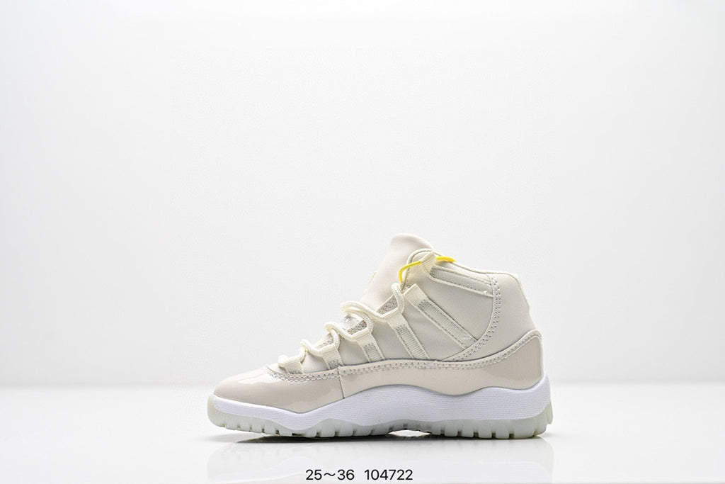 Joe 11 high-top high-quality children's shoes" basketball" light cream"
