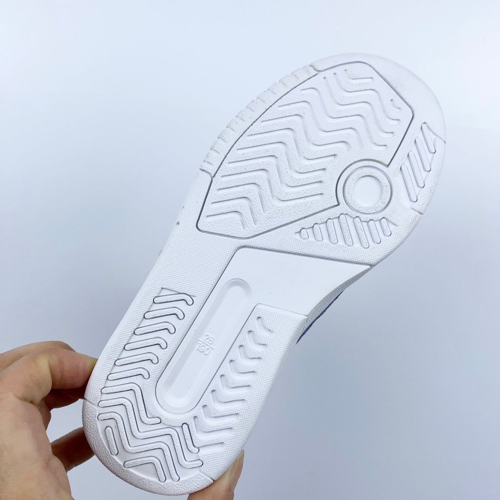 Adidas mid-section sneakers" white, black, blue"