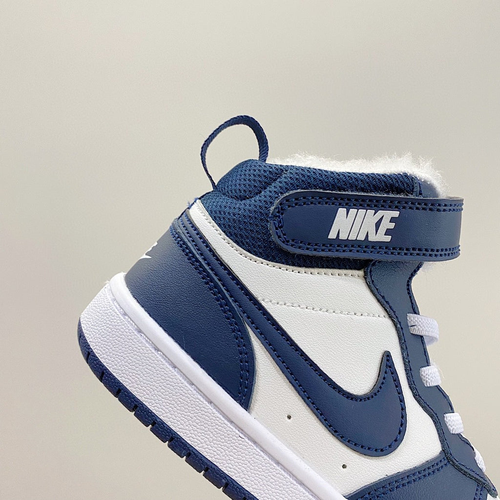 NIKE COURT Borough Mid2 JUN Air Force Workwear" Navy, white"