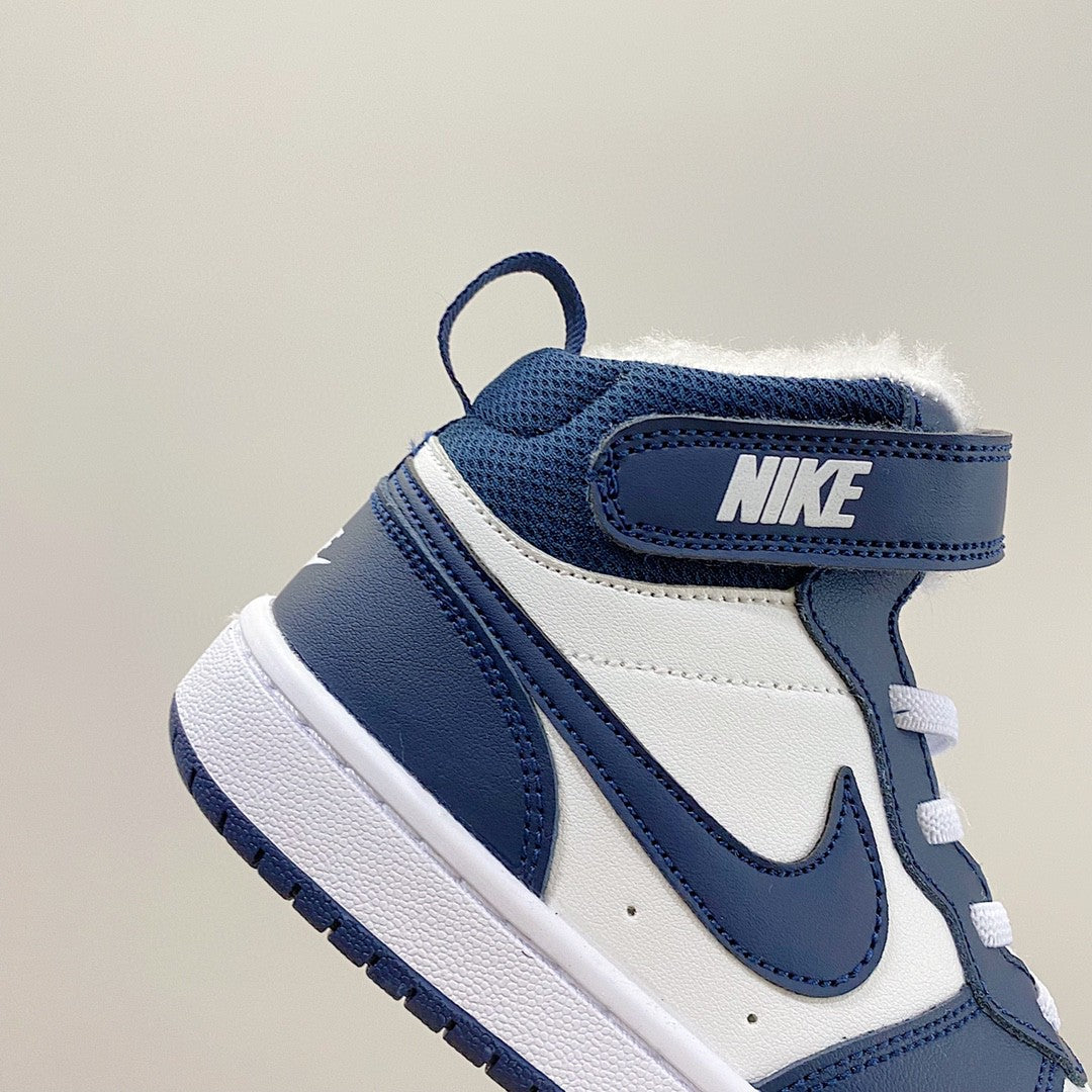 NIKE COURT Borough Mid2 JUN Air Force Workwear" Navy, white"