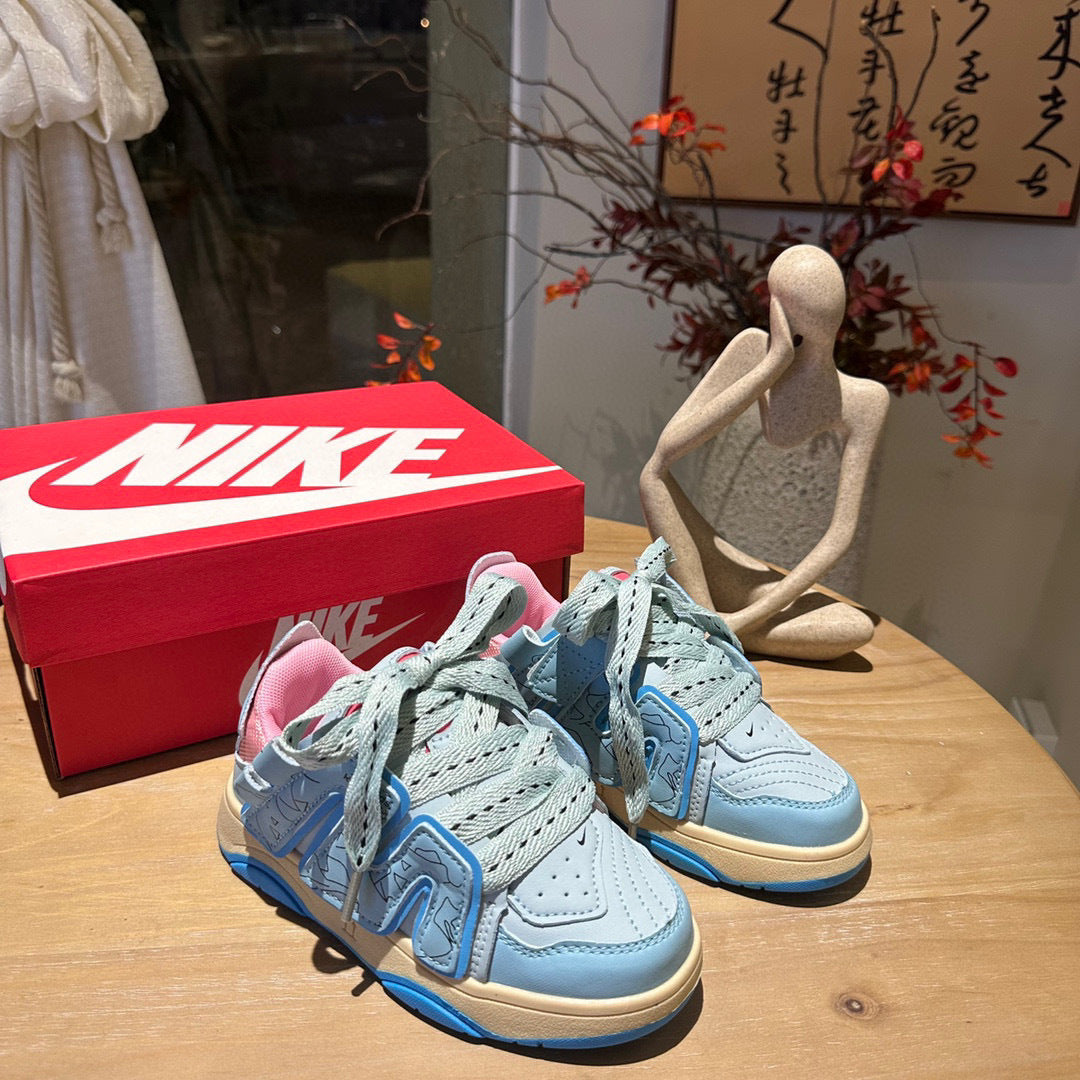 Nike overseas limited edition joint Velcro " sky blue"