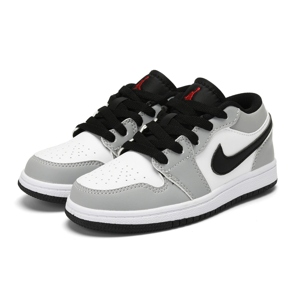 Qiaoyi low-top shoelaces" white, gray"