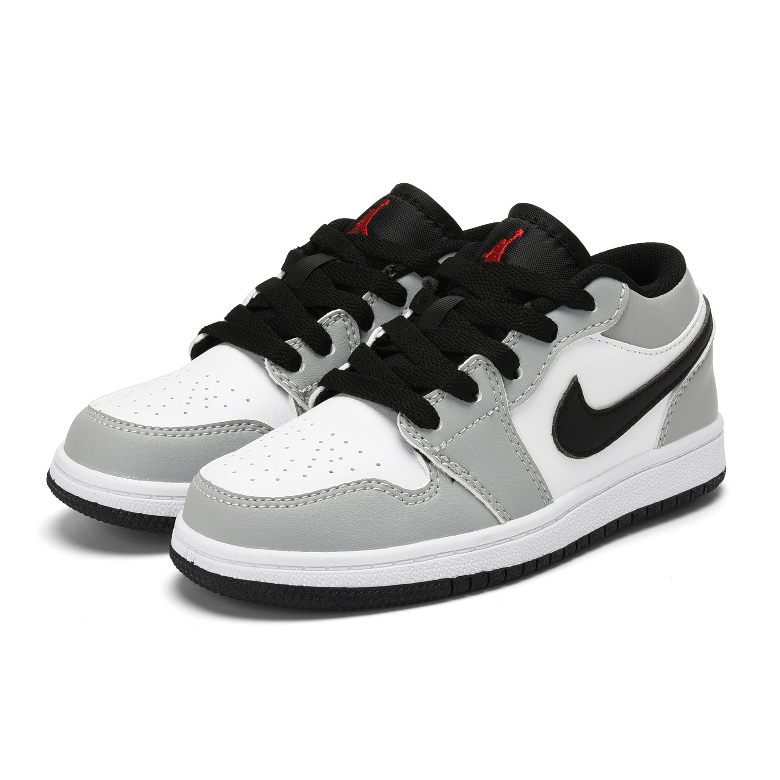 Qiaoyi low-top shoelaces" white, gray"
