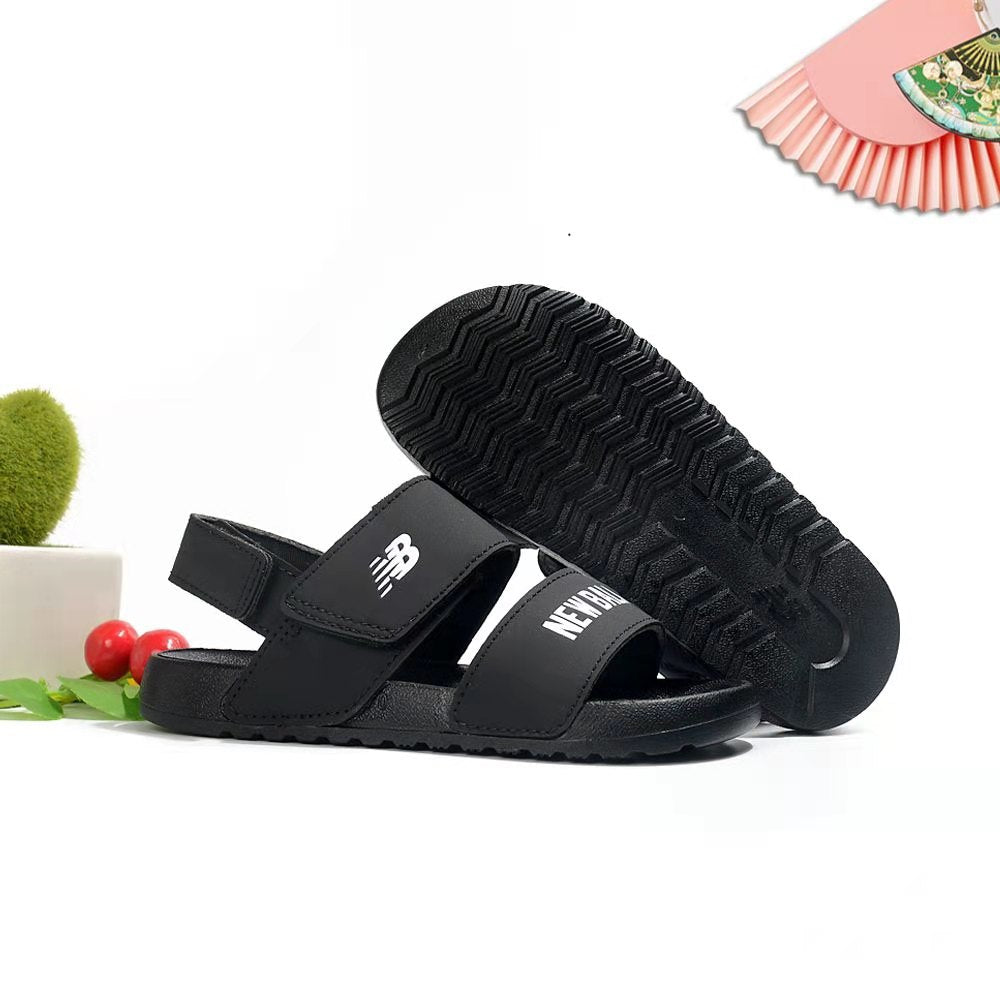 NB double bar sandals " black"