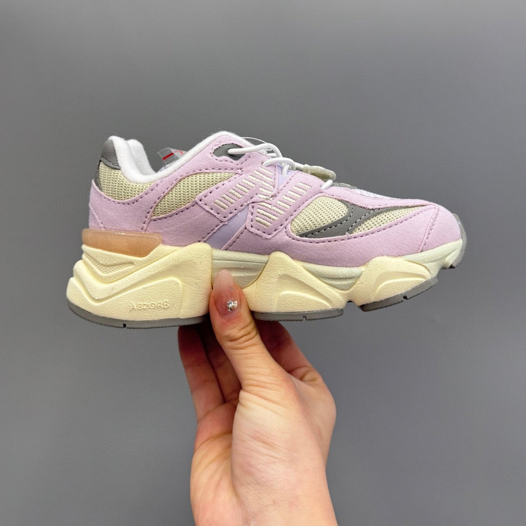 New Balance 9060 series retro versatile dad style elephant" light purple"