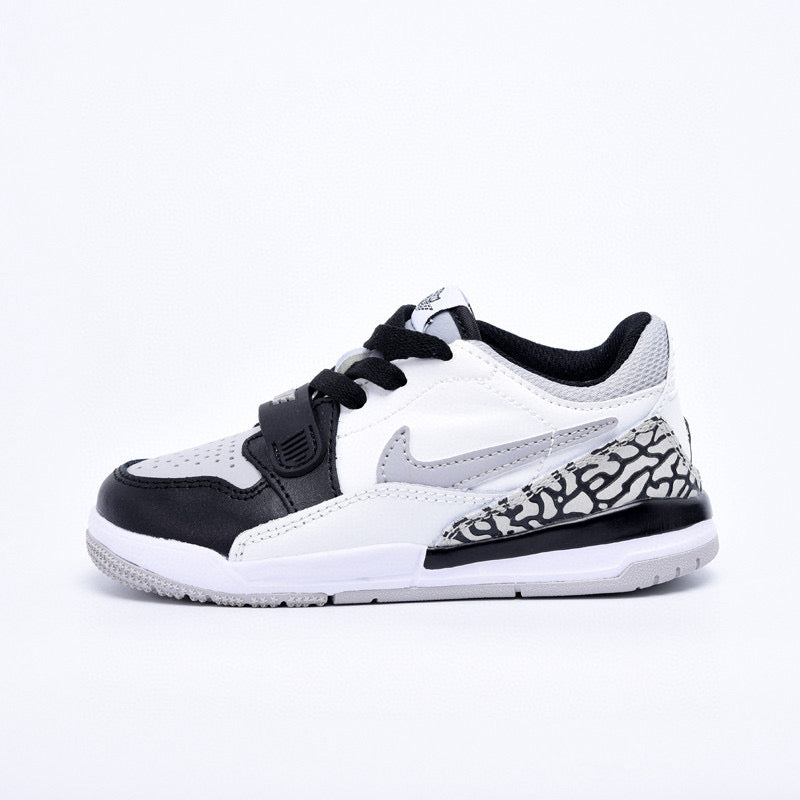 Jordan 312 low-top children's shoes" white, black, gray"