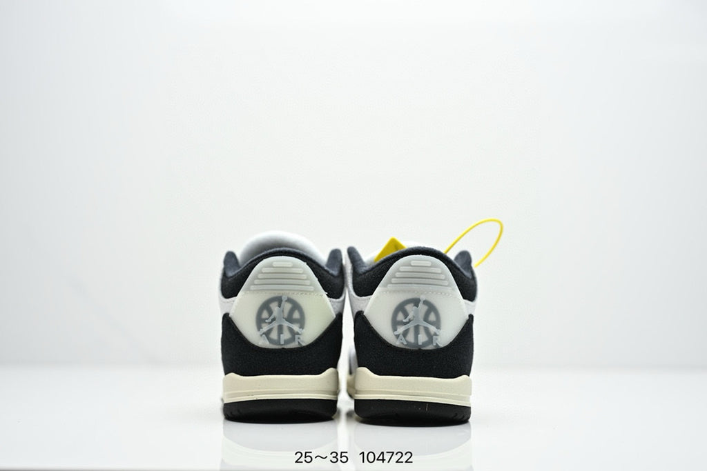 Joe 3" white, black, cream"