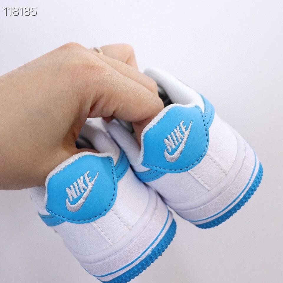 Air Force low-top lace-up sneakers" white"