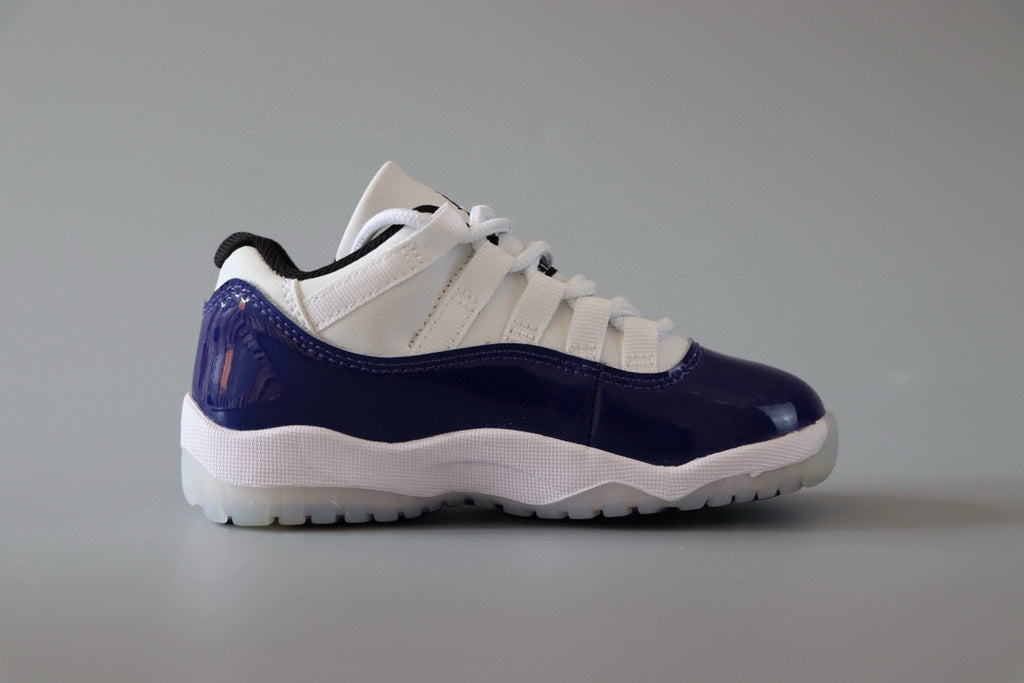 Joe 11 low-top children's shoes" white, blue"
