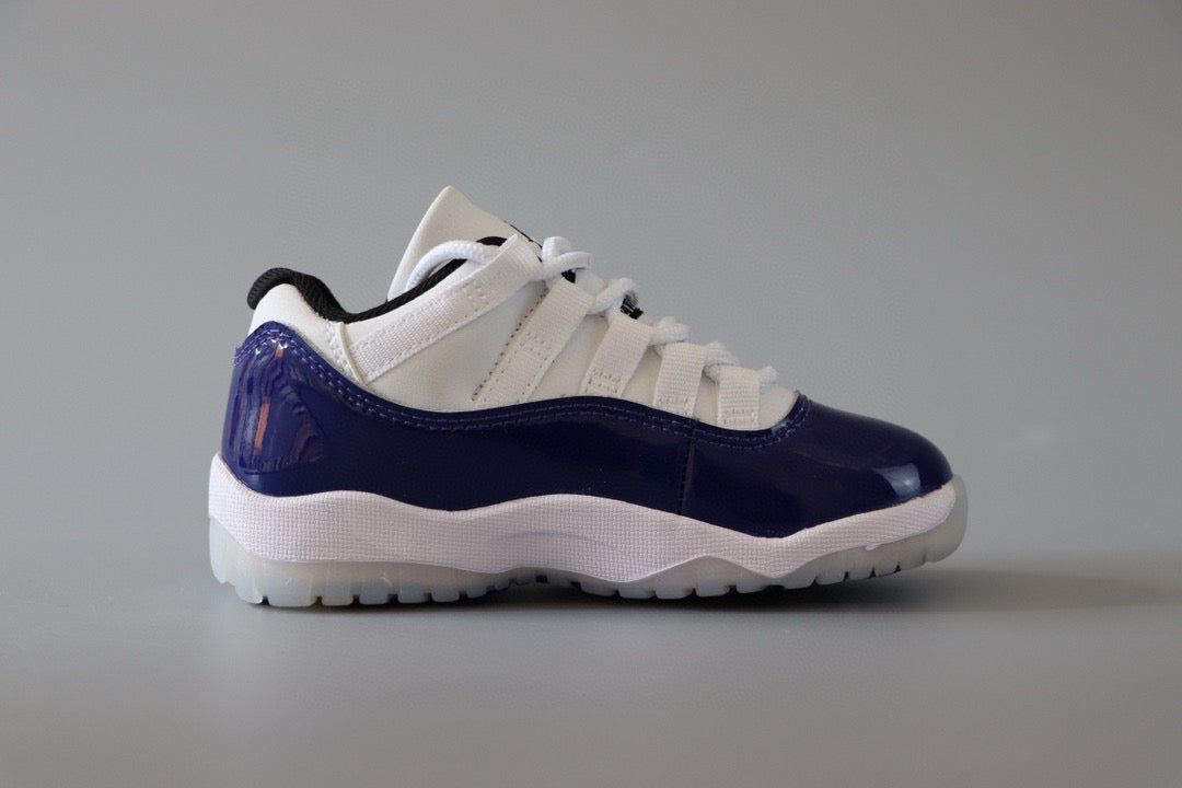 Joe 11 low-top children's shoes" white, blue"