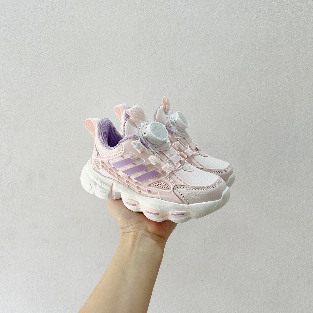 Trefoil rotating button children's shoes " pink"