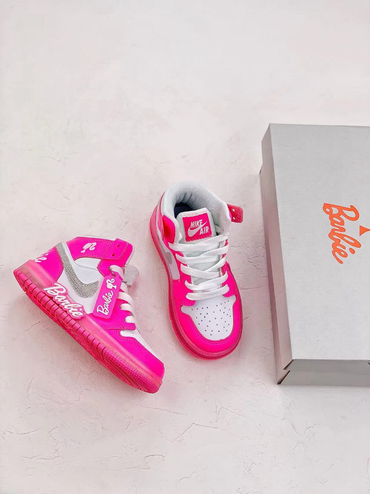 Nike Dunk Low Barbie Sweetheart High Top Sneakers