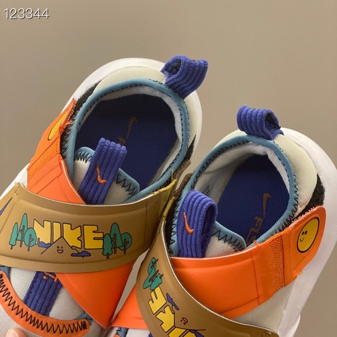 Nike Flying Saucer FA Cross Velcro" white, brown, orange"