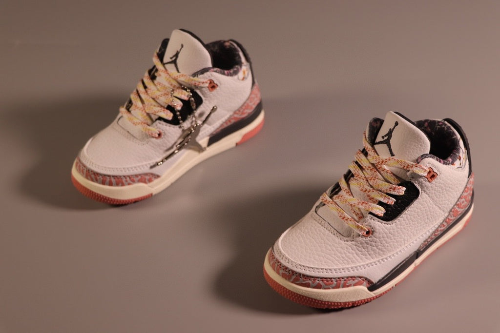 Jordan AJ3 children's shoes" white, cream, pink"