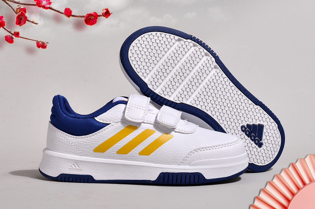 Adidas Velcro Sneakers" white, navy"