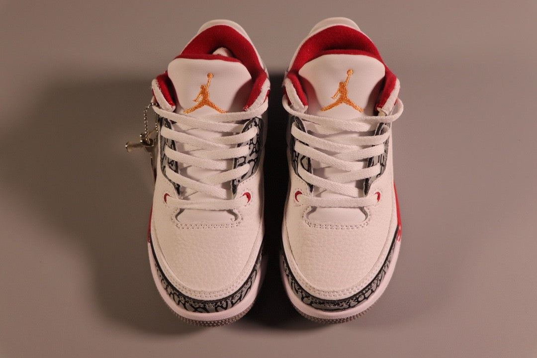 Jordan AJ3 children's shoes" white, red"