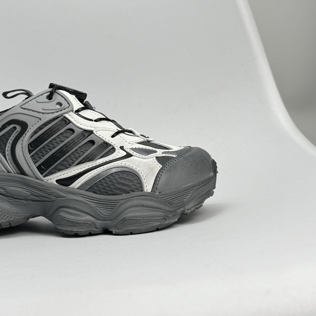 Adidas XLG Runner Deluxe runner dad shoes" silver"
